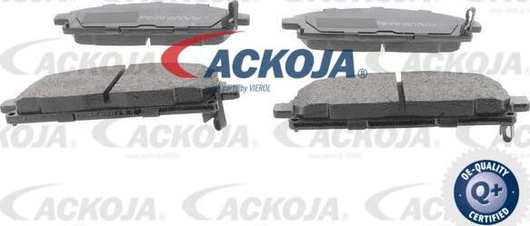 ACKOJA A38-0147 - Kit de plaquettes de frein, frein à disque cwaw.fr