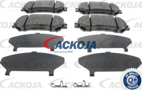 ACKOJA A38-0320 - Kit de plaquettes de frein, frein à disque cwaw.fr