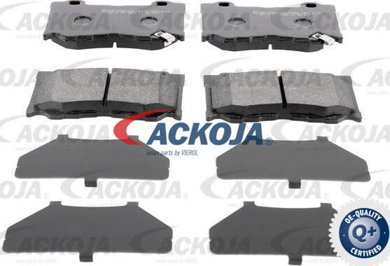 ACKOJA A38-0322 - Kit de plaquettes de frein, frein à disque cwaw.fr