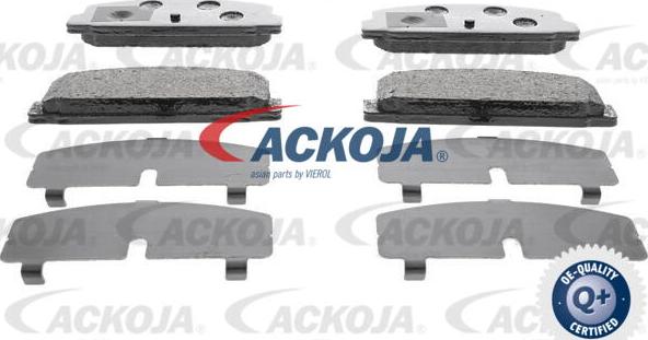 ACKOJA A32-0129 - Kit de plaquettes de frein, frein à disque cwaw.fr