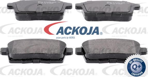 ACKOJA A32-0128 - Kit de plaquettes de frein, frein à disque cwaw.fr