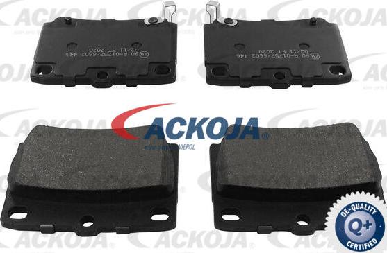 ACKOJA A37-0015 - Kit de plaquettes de frein, frein à disque cwaw.fr