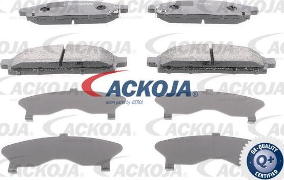 ACKOJA A37-0028 - Kit de plaquettes de frein, frein à disque cwaw.fr