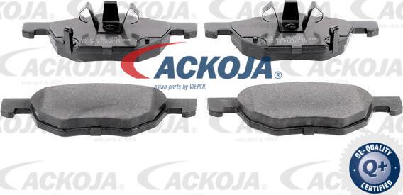 ACKOJA A26-0091 - Kit de plaquettes de frein, frein à disque cwaw.fr