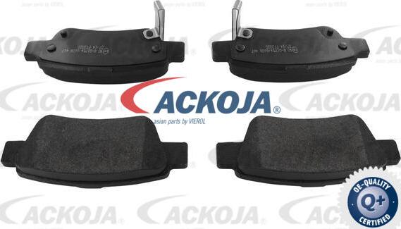 ACKOJA A26-0093 - Kit de plaquettes de frein, frein à disque cwaw.fr