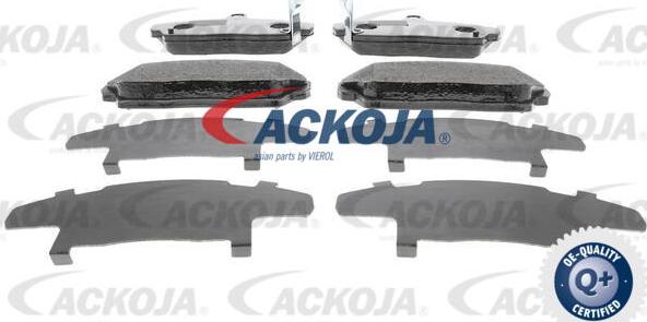 ACKOJA A26-0019 - Kit de plaquettes de frein, frein à disque cwaw.fr