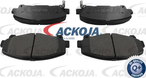 ACKOJA A26-0035 - Kit de plaquettes de frein, frein à disque cwaw.fr