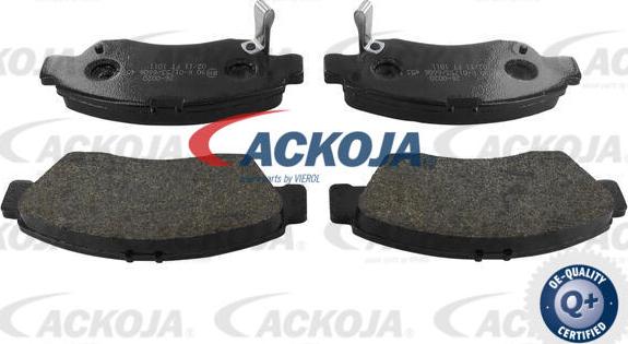 ACKOJA A26-0020 - Kit de plaquettes de frein, frein à disque cwaw.fr