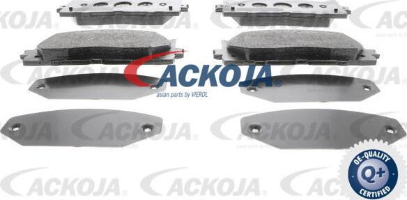 ACKOJA A70-0091 - Kit de plaquettes de frein, frein à disque cwaw.fr