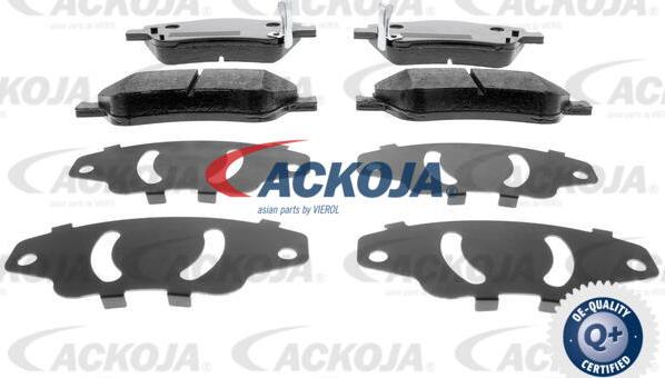 ACKOJA A70-0055 - Kit de plaquettes de frein, frein à disque cwaw.fr