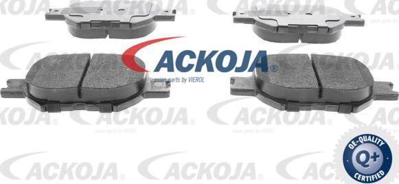 ACKOJA A70-0053 - Kit de plaquettes de frein, frein à disque cwaw.fr