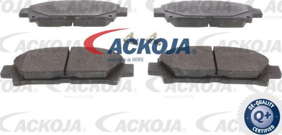 ACKOJA A70-0052 - Kit de plaquettes de frein, frein à disque cwaw.fr