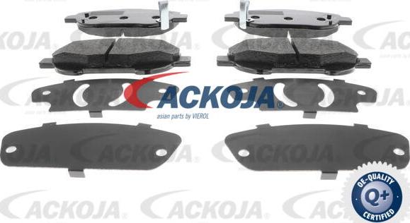 ACKOJA A70-0088 - Kit de plaquettes de frein, frein à disque cwaw.fr