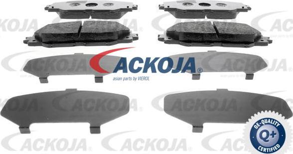 ACKOJA A70-0029 - Kit de plaquettes de frein, frein à disque cwaw.fr