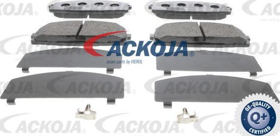 ACKOJA A70-0023 - Kit de plaquettes de frein, frein à disque cwaw.fr