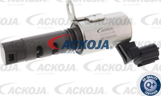 ACKOJA A70-0346 - Valve de commande, réglage d'arbres à came cwaw.fr