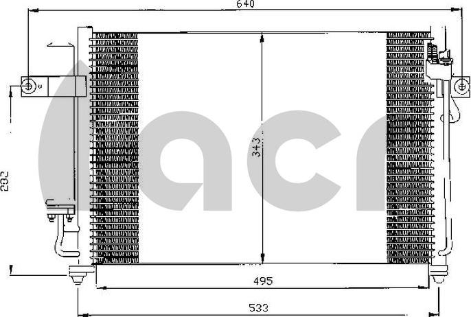 ACR 300520 - Condensateur, climatisation cwaw.fr