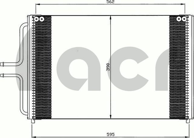 ACR 300621 - Condensateur, climatisation cwaw.fr