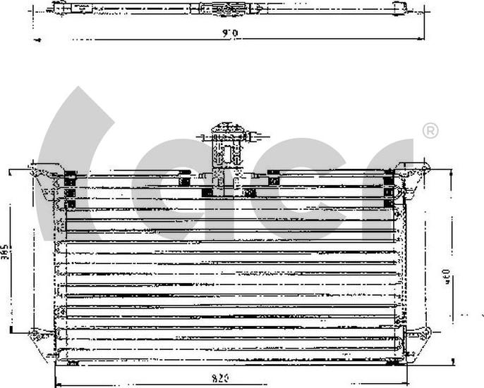 ACR 300138 - Condensateur, climatisation cwaw.fr