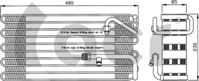 ACR 310160 - Évaporateur climatisation cwaw.fr