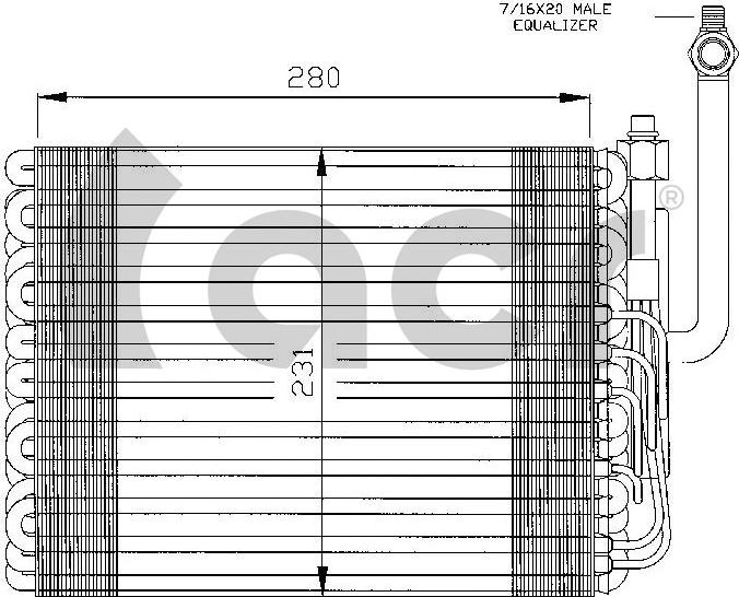 ACR 310100 - Évaporateur climatisation cwaw.fr