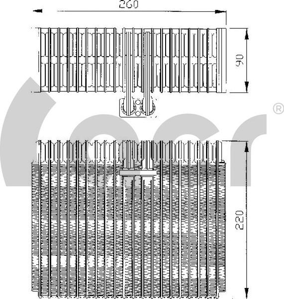 ACR 310127 - Évaporateur climatisation cwaw.fr