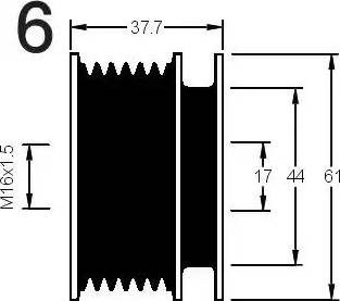 AD Kühner 885001 - Poulie, alternateur cwaw.fr