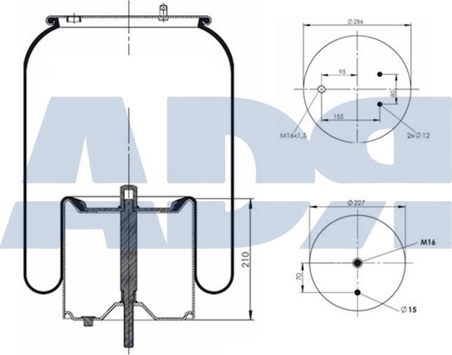 ADR 51569902 - Ressort pneumatique, suspension pneumatique cwaw.fr