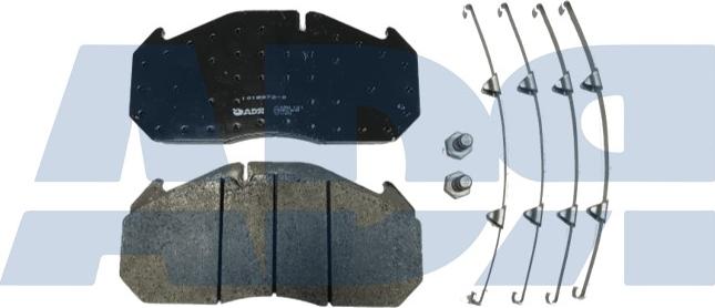 ADR 10189720 - Kit de plaquettes de frein, frein à disque cwaw.fr