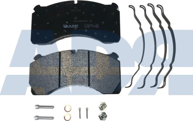 ADR 10180130 - Kit de plaquettes de frein, frein à disque cwaw.fr