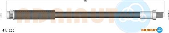 Adriauto 41.1255 - Flexible de frein cwaw.fr