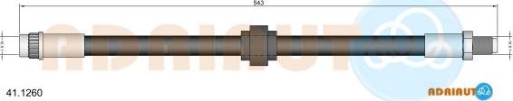 Adriauto 41.1260 - Flexible de frein cwaw.fr