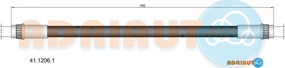 Adriauto 41.1206.1 - Flexible de frein cwaw.fr