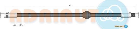 Adriauto 41.1223.1 - Flexible de frein cwaw.fr