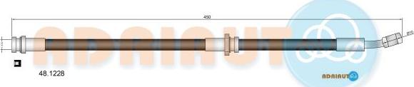 Adriauto 48.1228 - Flexible de frein cwaw.fr