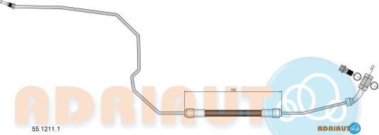 Adriauto 55.1211.1 - Flexible de frein cwaw.fr