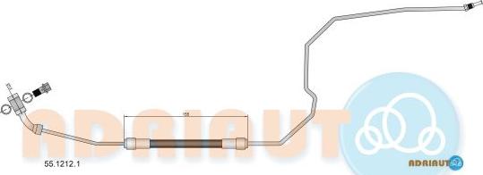 Adriauto 55.1212.1 - Flexible de frein cwaw.fr