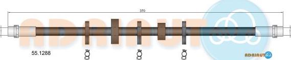 Adriauto 55.1288 - Flexible de frein cwaw.fr