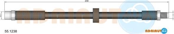 Adriauto 55.1238 - Flexible de frein cwaw.fr