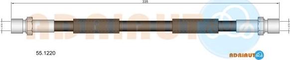 Adriauto 55.1220 - Flexible de frein cwaw.fr