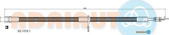 Adriauto 52.1215.1 - Flexible de frein cwaw.fr