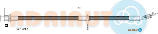 Adriauto 52.1224.1 - Flexible de frein cwaw.fr