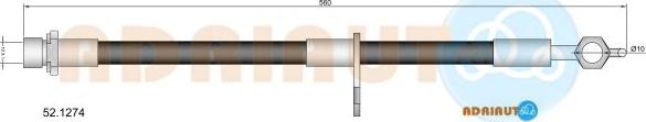 Adriauto 52.1274 - Flexible de frein cwaw.fr