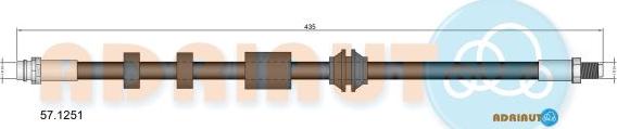 Adriauto 57.1251 - Flexible de frein cwaw.fr