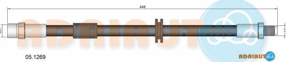 Adriauto 05.1269 - Flexible de frein cwaw.fr