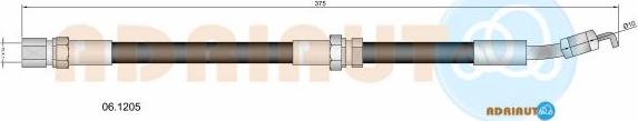 Adriauto 06.1205 - Flexible de frein cwaw.fr