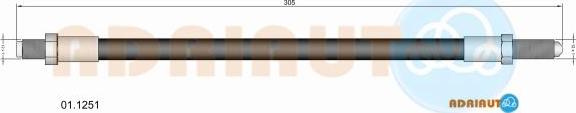 Adriauto 01.1251 - Tuyau d'embrayage cwaw.fr