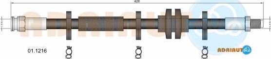 Adriauto 01.1216 - Flexible de frein cwaw.fr