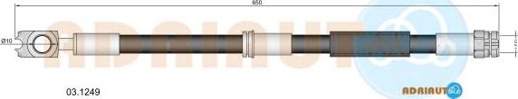 Adriauto 03.1249 - Flexible de frein cwaw.fr