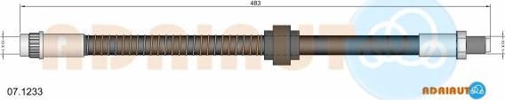 Adriauto 07.1233 - Flexible de frein cwaw.fr